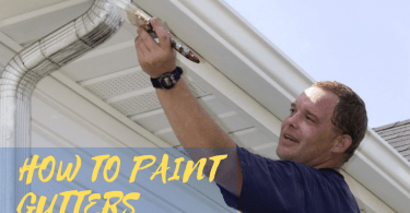 how to paint gutters
