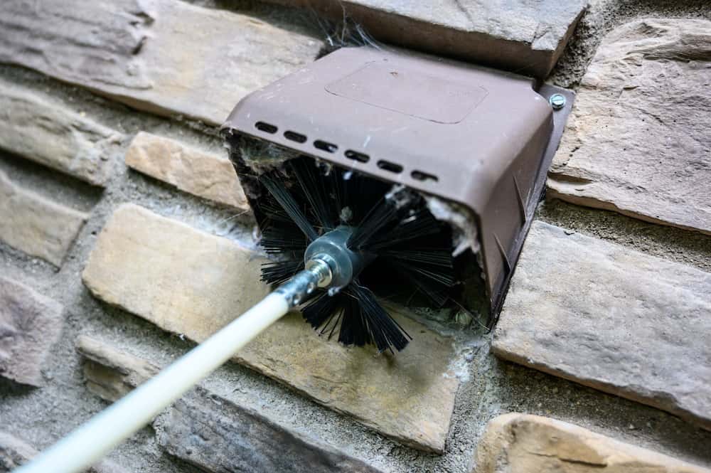 how to clean dryer vent with a leaf blower tips